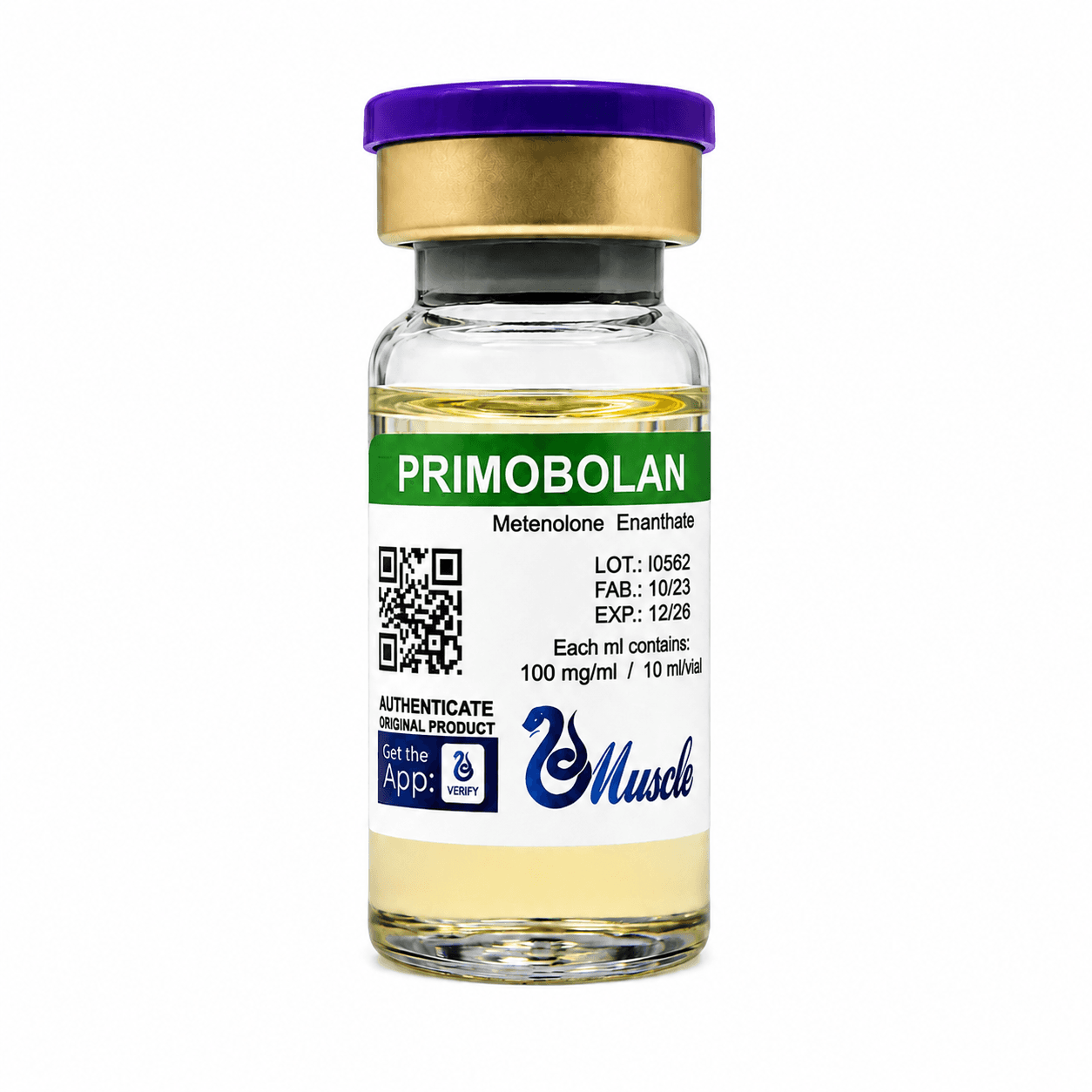 Primobolan Metenolona Enantato Muscle 100mg — 10ml – Anabolizantes