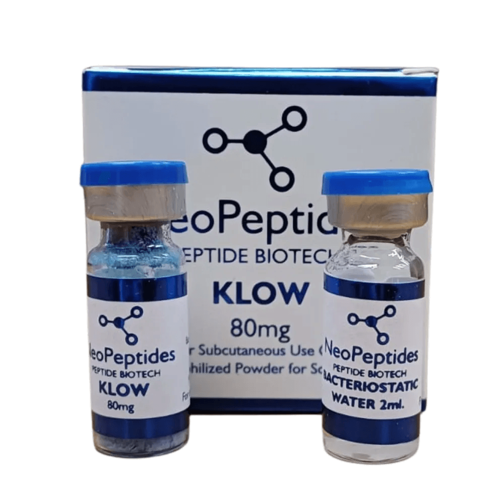 NeoPeptides KLOW 80mg + Água Bacteriostática – Peptídeos