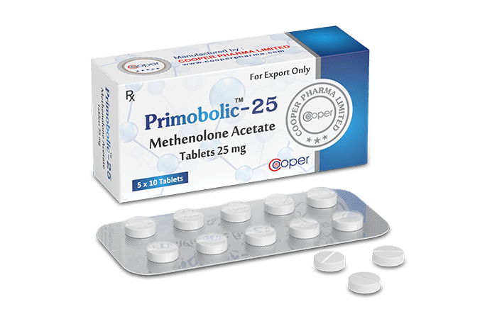 Primobolic Metenolone Acetate Oral 25mg – 50 Comprimidos – Anabolizantes
