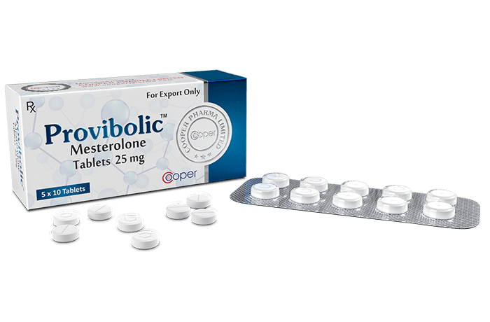 Provibolic Mesterolone Pro 25mg – 50 Comprimidos – Anabolizantes