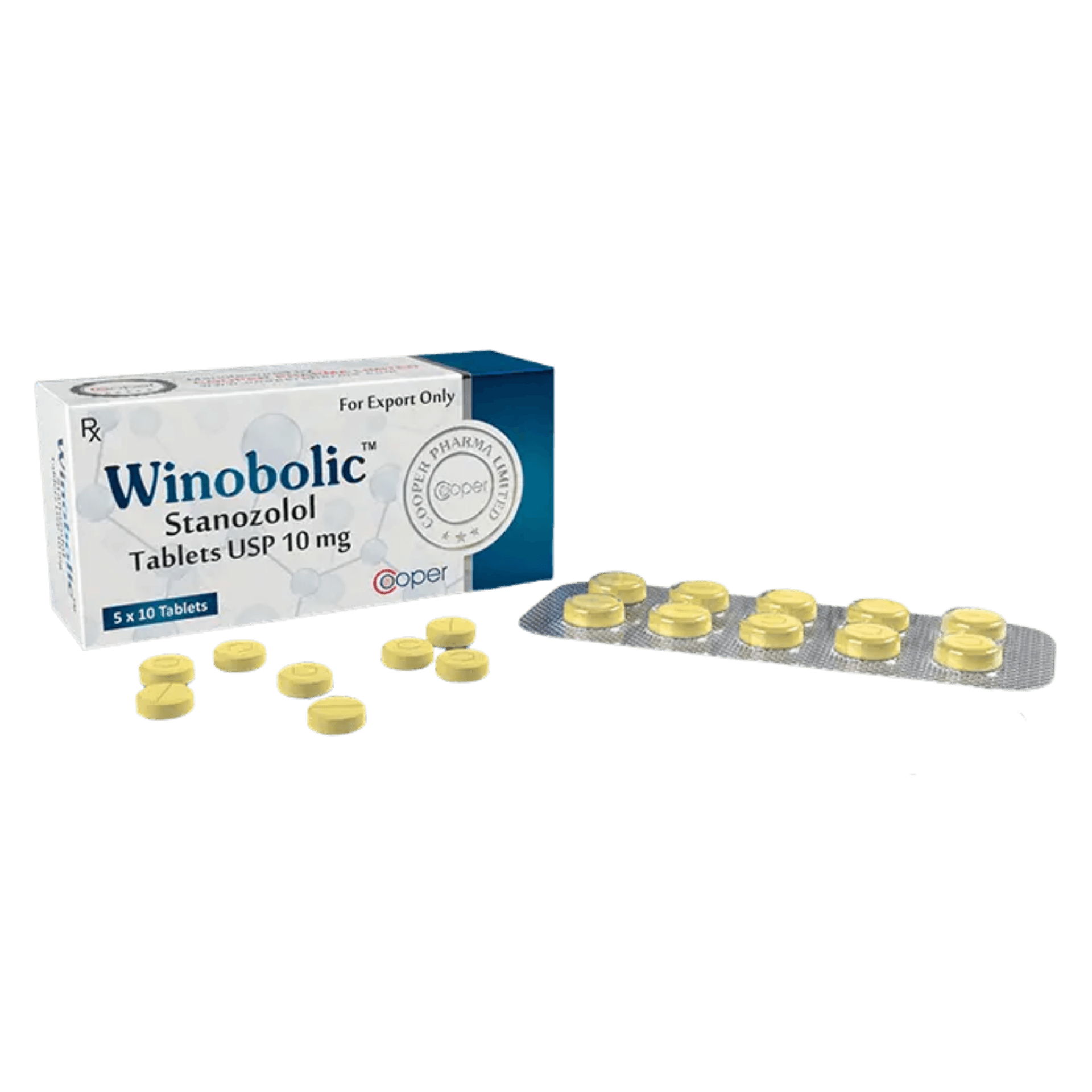 Winobolic Stanozolol Pro 10mg – 50 Comprimidos – Anabolizantes