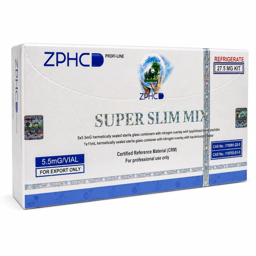 ZPHC Super Slim Mix 27,5mg — 5 ampolas – Peptídeos