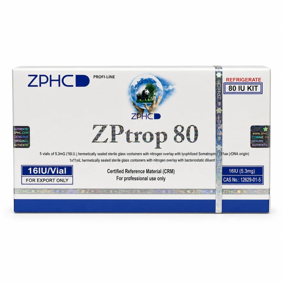ZPHC ZPTrop 80UI — 5 ampolas – Peptídeos